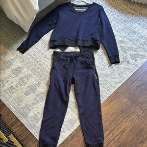 Matching Navy blue and black KORAL outfit